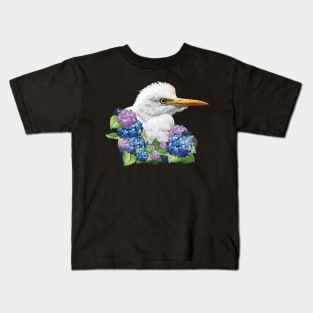 cattle egret Kids T-Shirt